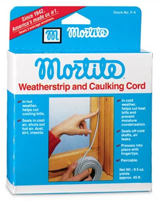 Gray Caulking Cord, 1/8" X 90 Ft. Weatherproof Sealant