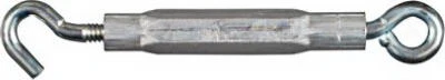 Zinc Hook & Eye Turnbuckle, 5/16 X 9 Inches, 130 Lb Load Capacity
