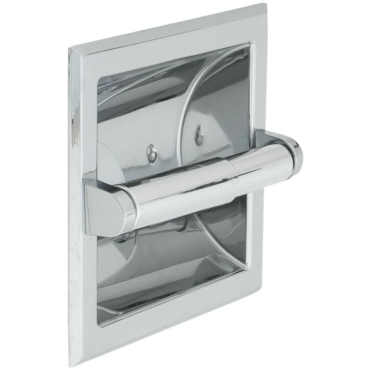 Vista Chrome Recessed Toilet Paper Holder - 6.32 In. W X 6.24 In. H