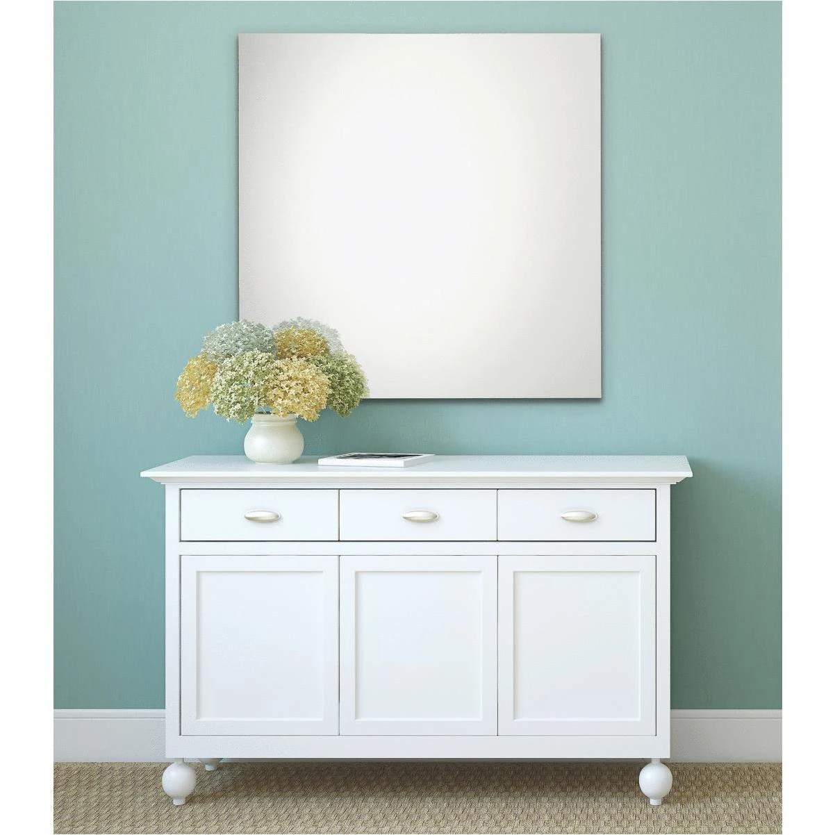 36" X 48" Frameless Polished Edge Wall Mirror - Distortion Proof Glass