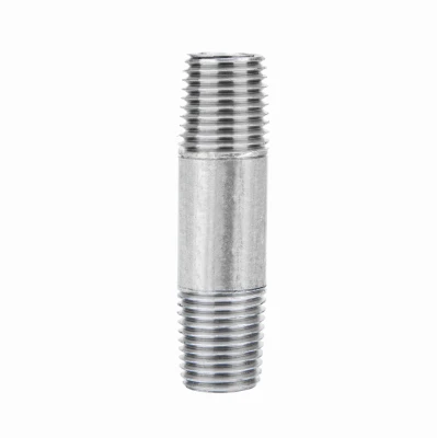 1/4 X 2 Inch Galvanized Steel Pipe Nipple - Schedule 40 Welded Fitting
