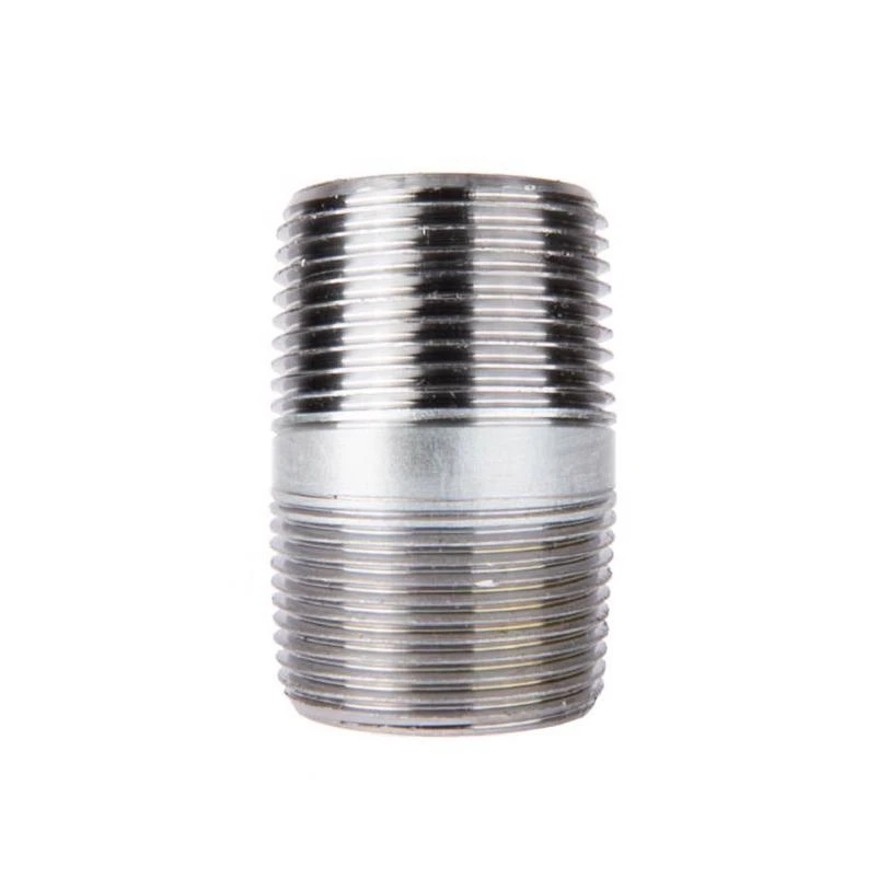 1 X 2 Inch Galvanized Steel Pipe Nipple - Hydrostatic Tested