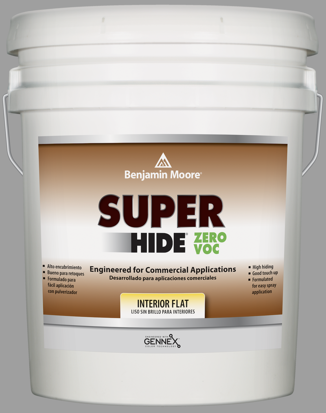 Super Hide Zero Voc Interior Flat Ceiling White 5 Gallon Paint