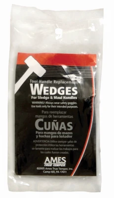Small Hammer Wedge Kit With Wood And Steel Wedges For Handle Replacement