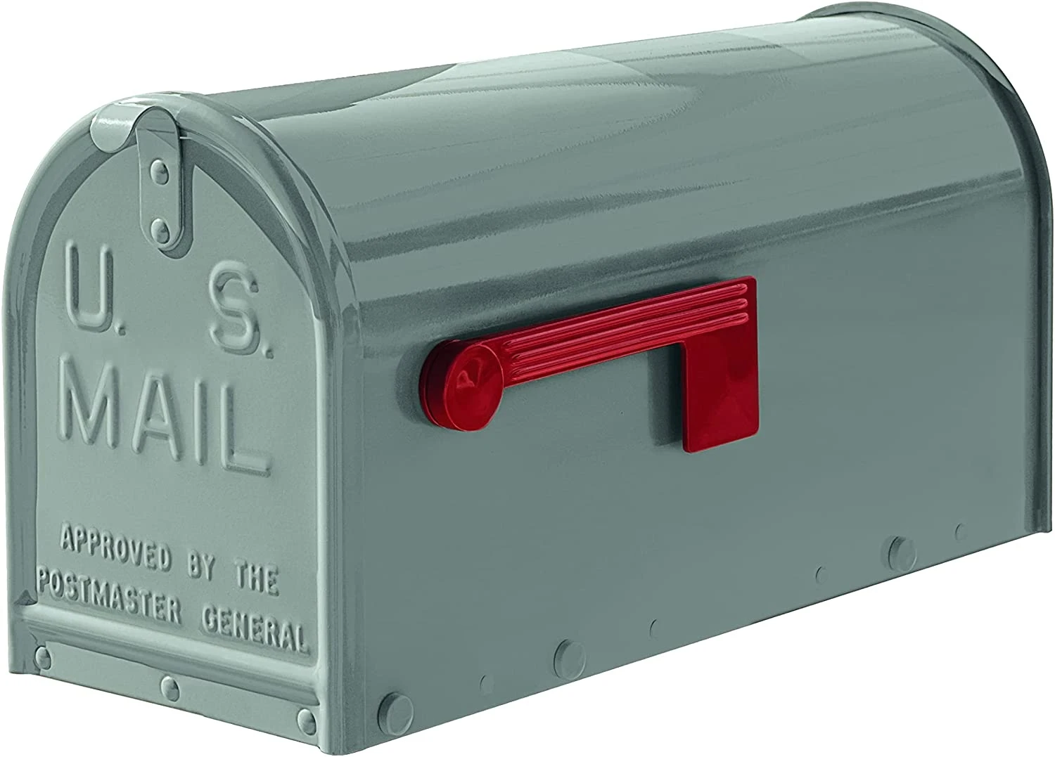 JANZER Gray Mailbox With Durable Finish And Secure Closure