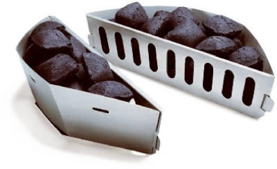 Weber Char-Basket Aluminized Steel Charcoal Fuel Holders (2-Pack)