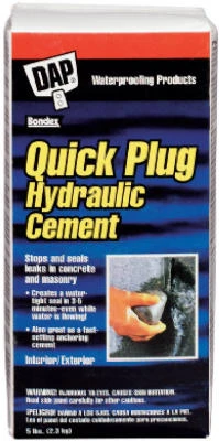 2.5-pound Quick Plug Hydraulic Cement For Fast Patching And Sealing