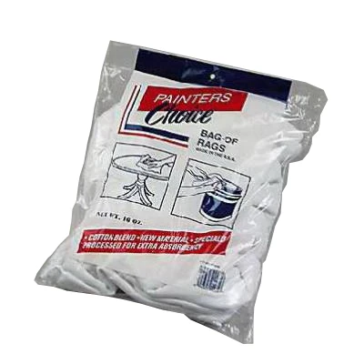 1/2 Pound Bleached White Cotton Rags For Painting, Staining, And Cleaning