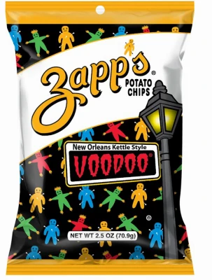 Voodoo Kettle Potato Chips 2.5 Ounce Bag - Unique Flavor Snack