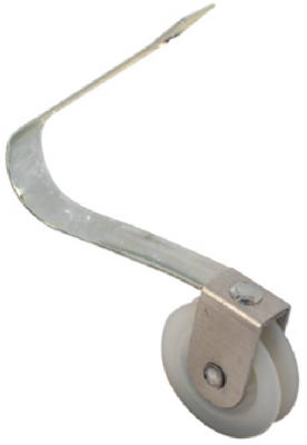 Screen Door Tension Spring with Roller, Plastic, 1 In., 2-Pk.