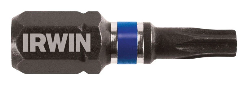 1837400 T15 Torx Impact Insert Bit, 1 In Length, 1/4 In Shank, S2 Steel