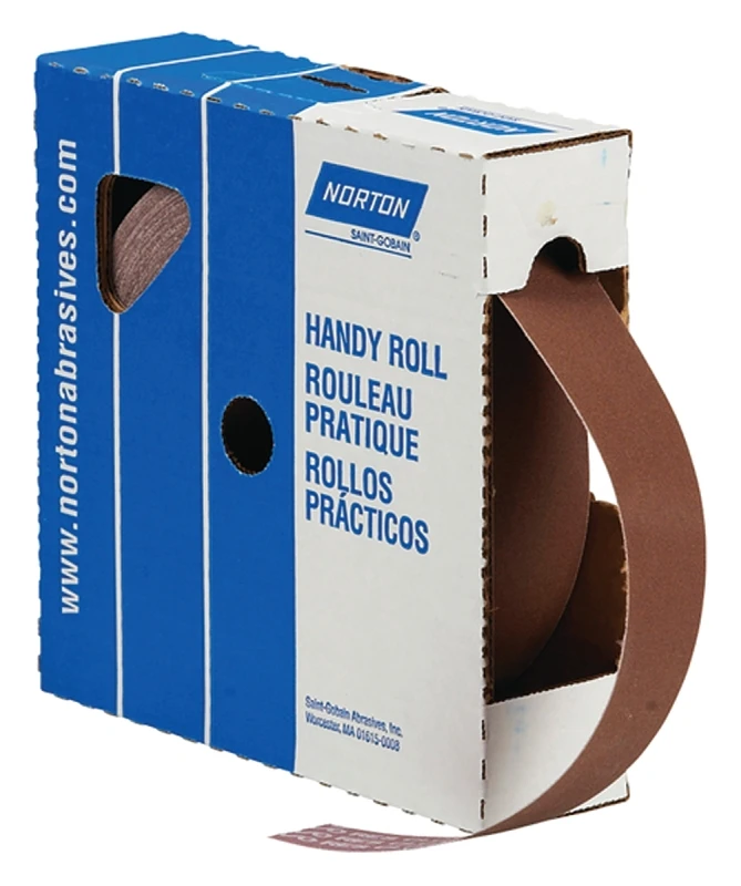 1.5 Inch X 50 Yard Aluminum Oxide Sandpaper Roll - 120 Grit Utility Roll