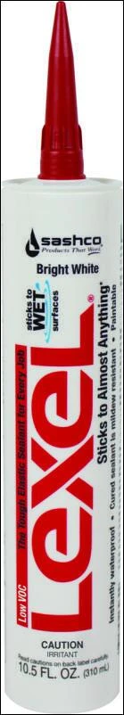 13080 Elastic Sealant, White, 10.5 Oz Cartridge, 7 Days Curing, 0 To 120 Degrees F