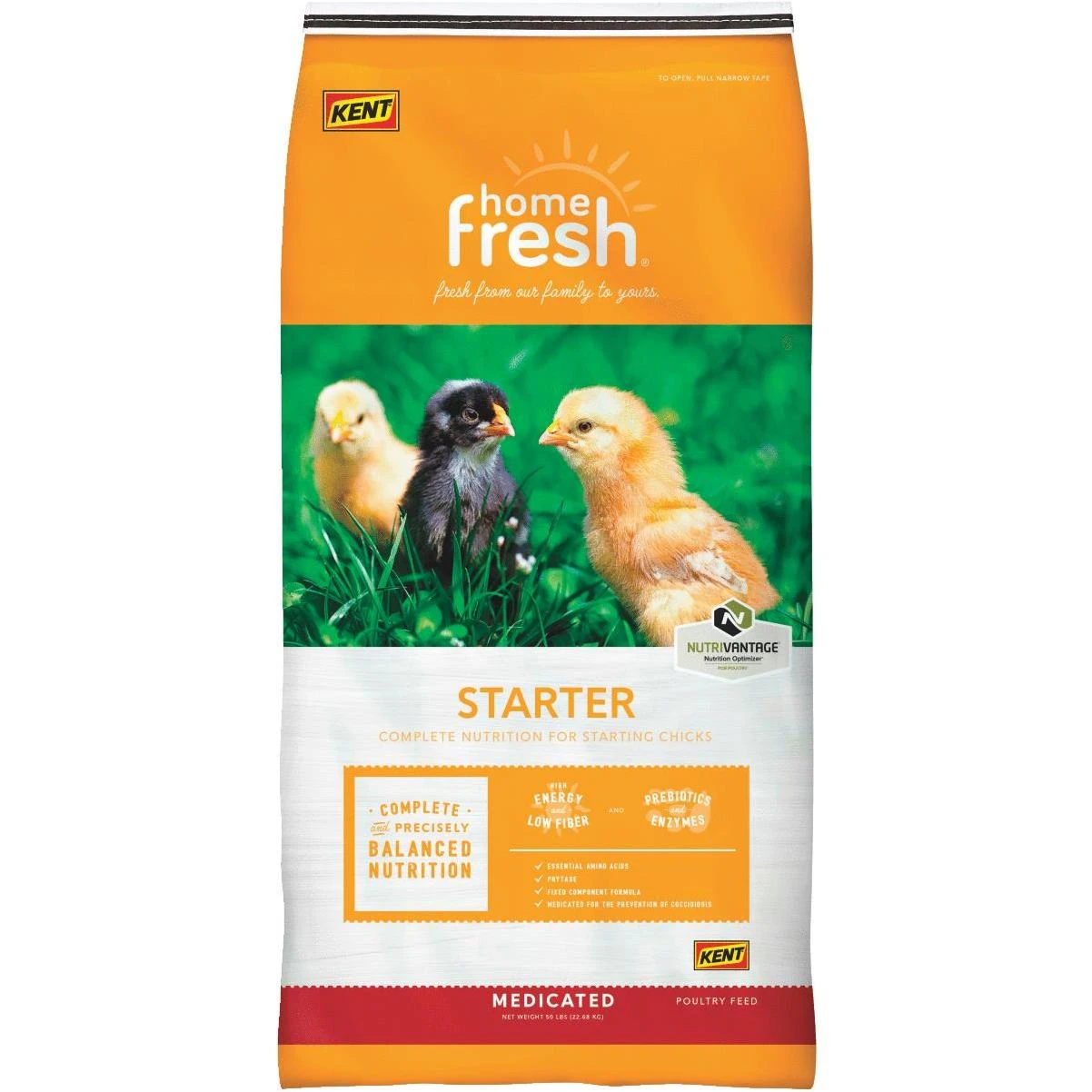Home Fresh Chicken Starter 50 Lb. Feed For Pullets And Broilers