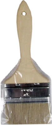 2.5 Inch White Bristle Chip Brush With Wood Handle For Paint And Stain Application