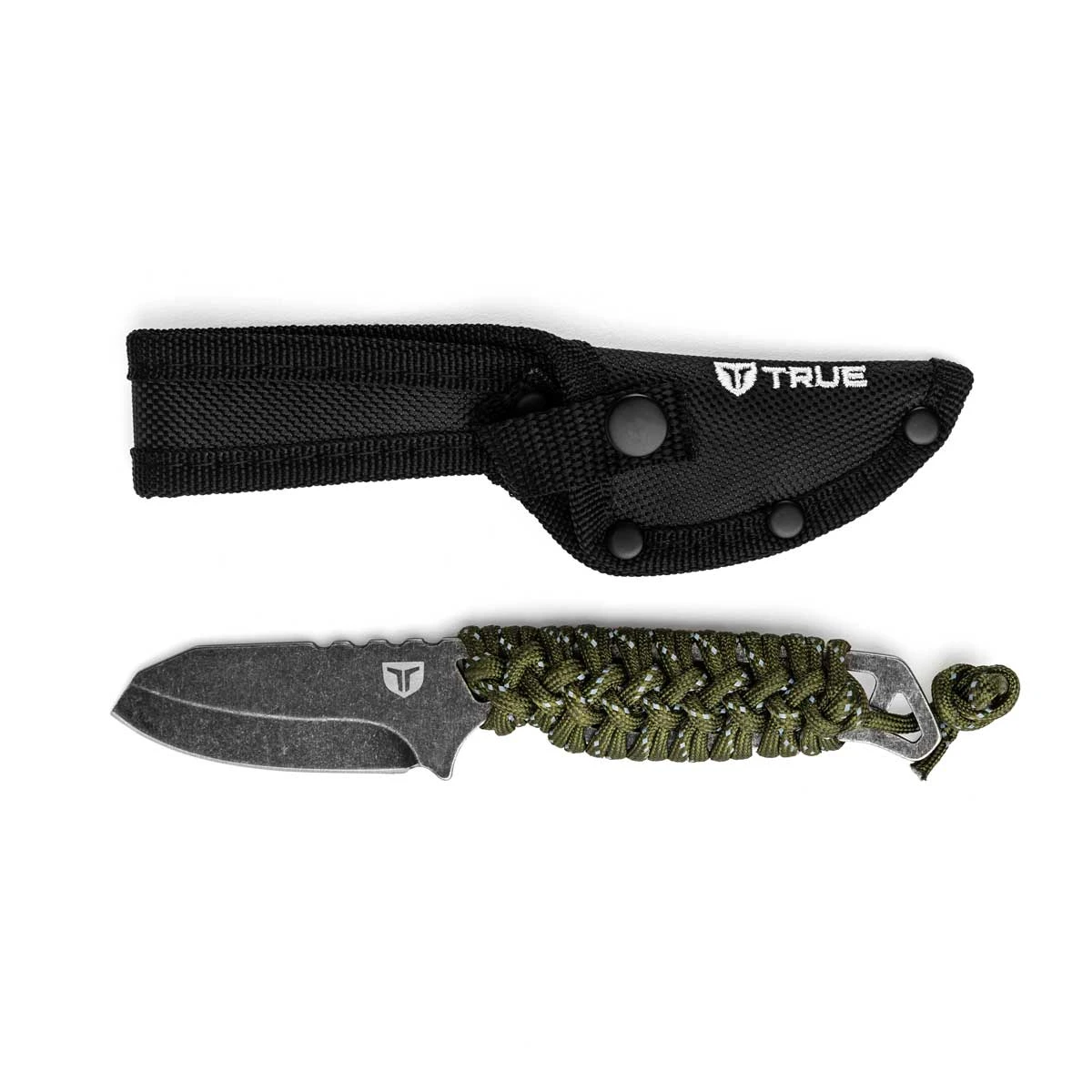 Fixed Blade Knife With Sheath - 2.4 Inch Sheepsfoot Blade