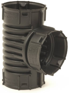4-inch Poly Snap Drain Tube Tee For Efficient Drainage Solutions