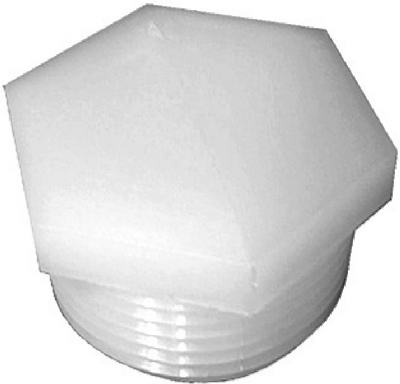1/2 Inch Nylon Hex Head Pipe Plug - Male Pipe Thread Fitting