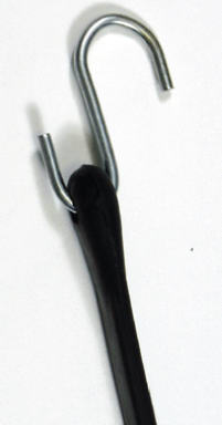 24-inch Epdm Rubber Strap With Steel Hooks For Automotive Use