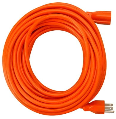 100 Ft. 16/3 Sjtw Orange Round Vinyl Extension Cord