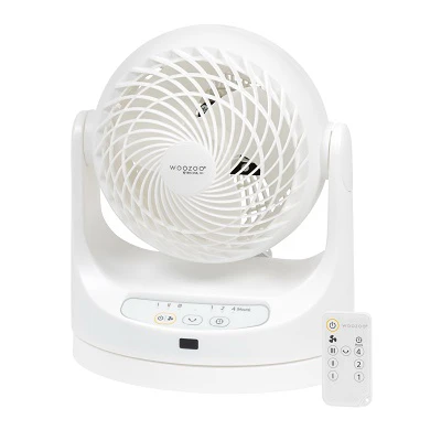 3 Speed Desktop Fan, White, 157 Sq. Ft. Coverage With Adjustable Tilt