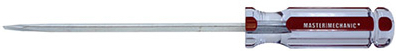 3/16 X 6 Inch Square Slotted Keystone Screwdriver With Ergonomic Handle