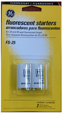 Fluorescent Starter, For 22 & 25 Watt Lamps