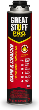 Great Stuff Pro Gaps & Cracks 24 Oz. Minimal Expanding Foam Sealant