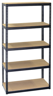 4-shelf And 5-shelf Steel Shelving Unit, 12 X 30 X 60-inches, Medium Duty