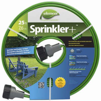 50-foot Element Sprinkler & Soaker Hose - Dual Functionality For Efficient Watering