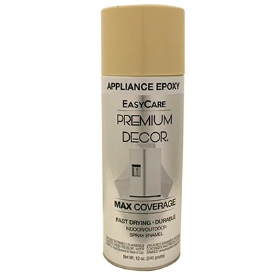 Premium Decor Appliance Epoxy Spray Paint, Almond, 12 Ounce Can For Interior Use