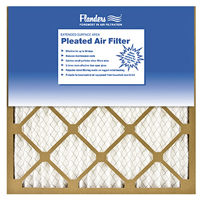 16x16 X 1 Inch Pleated Air Filter, Merv 6 & 7, 60-90 Days