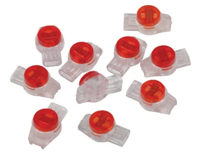 Butt Splice Uy Connectors For 19-26 Gauge Phone Wires - 6 Conductor Wire