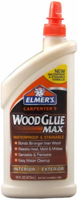 16oz Carpenter Wood Glue Max - Stainable Waterproof Formula For Interior/exterior Use
