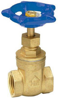 1/2-inch Lead-free Brass Threaded Gate Valve With Cast Iron Handle