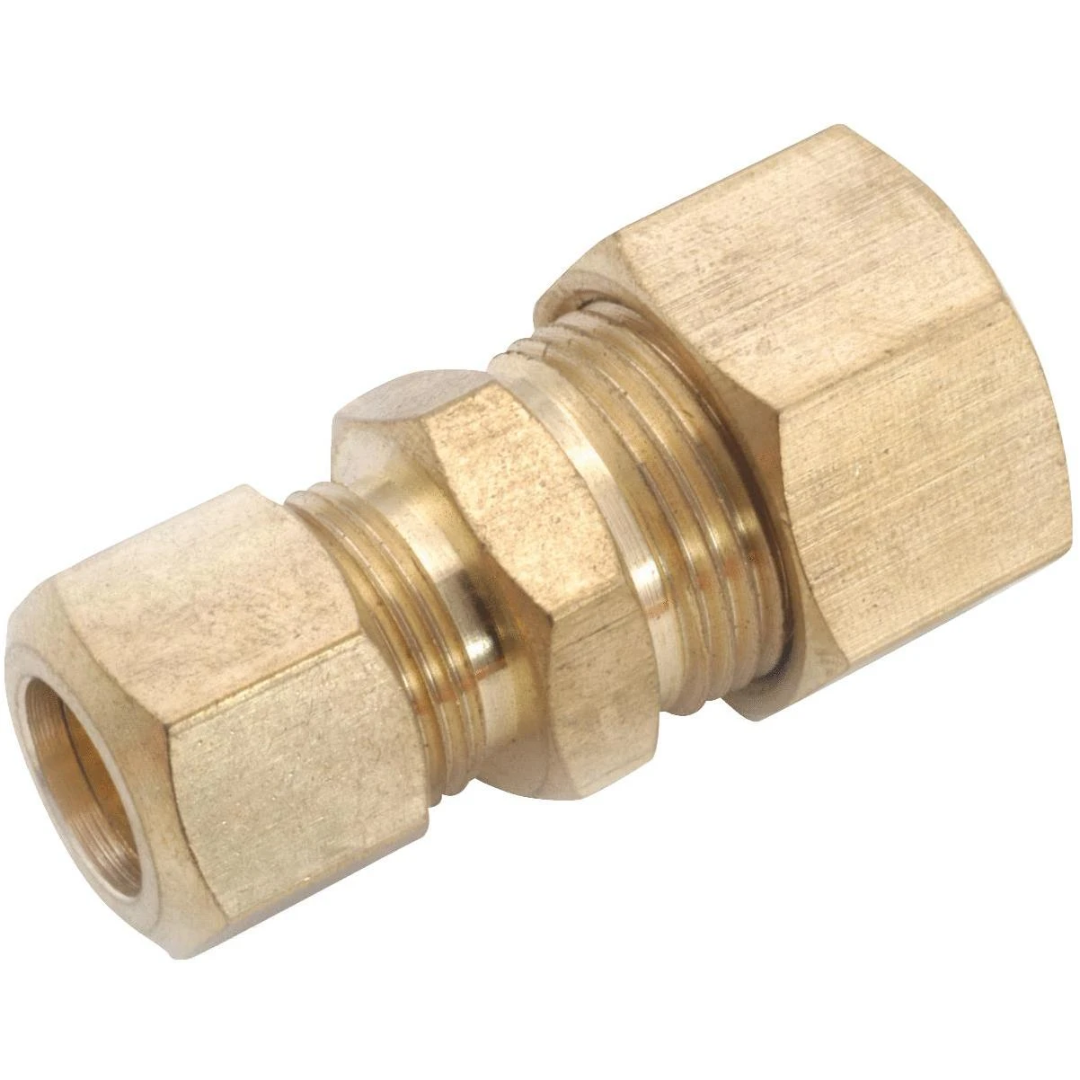 1/2 In. X 3/8 In. Brass Low Lead Compression Union - Model 62rfe