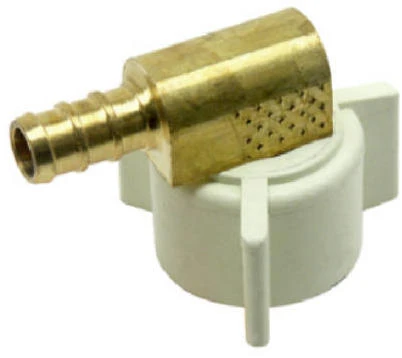 Lf P-336 Brass Pex Swivel Elbow 3/8" Barb X 1/2" Fpt Adapter