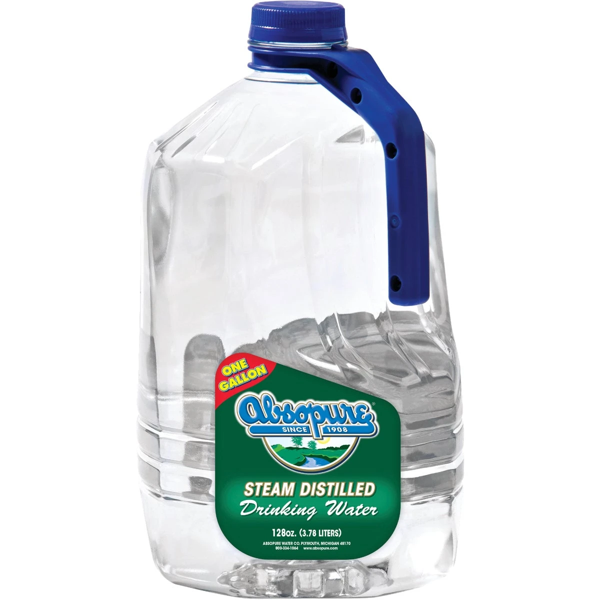 Purelife 1 Gal. Distilled Water, Side Handle