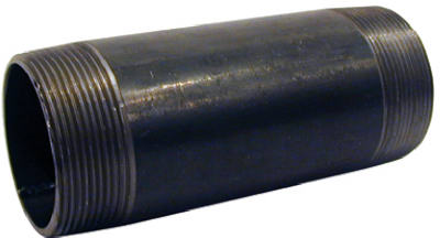 1/4 X 5 Inch Black Steel Pipe Nipple For Gas And Air Applications