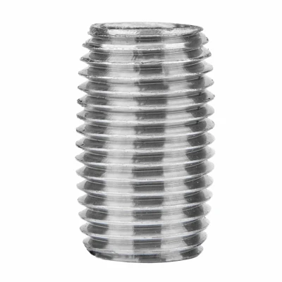 1/4 Inch X Close Galvanized Steel Pipe Nipple For Potable Water Applications