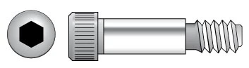 The Hillman Group 4728 3/8 x 3/4-Inch Socket Shoulder Screw  4-Pack (2)