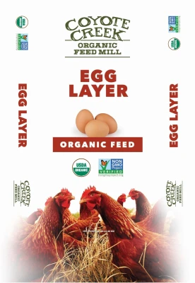 Organic Egg Layer Crumble, 50 Pounds - Non-gmo, Usda Certified