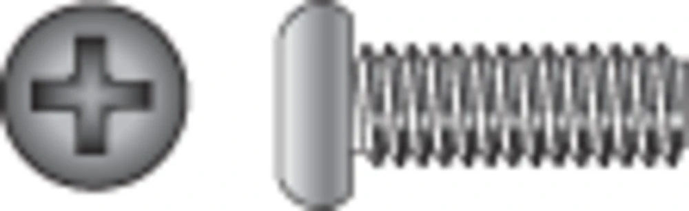 401710173 10-24 X 0.5 in. Pan Phillips Machine Screws, 100 per Box