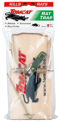 Wooden Rat Trap - Reliable Dual-spring Mechanism For Effective Rodent Control