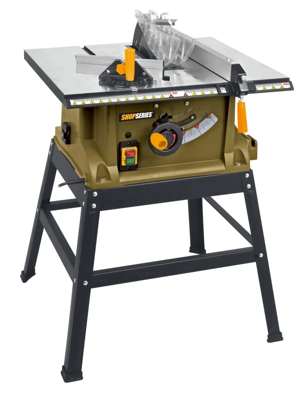 Portable Table Saw With Legs, 15a, 120v, 10" Blade, 4800 Rpm