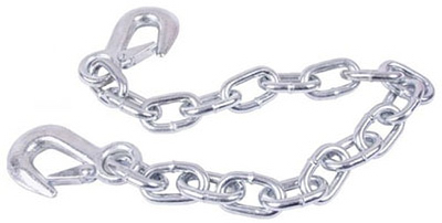 Safety Chain With S-hook Ends, 1/4" Diameter X 36" Length