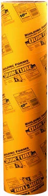 10" X 4' Quiktube Concrete Forming Tube - 10" Diameter For Durable Concrete Structures