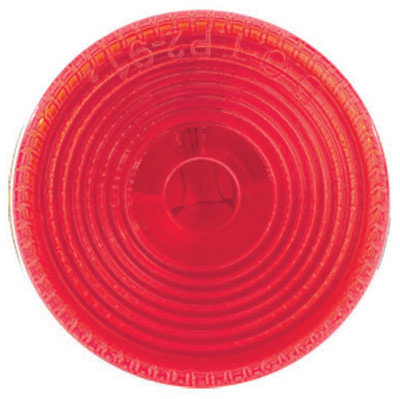 2-inch Red Incandescent Trailer Marker Light - Round Surface Mount