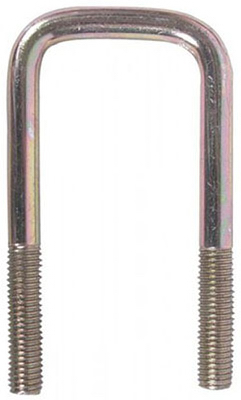 Trailer Axle U-bolt Kit For 2" Square Axles - 1/2" Diameter Rod