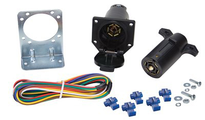 7-Way Trailer and Vehicle Wiring Kit for Towing and Electrical Connections
